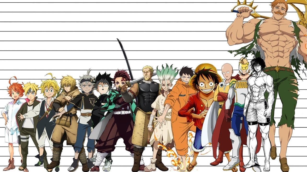 Tallest Anime Characters